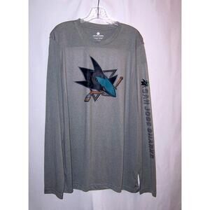 San Jose Sharks Levelware XL Long Sleeve T-shirt Men's XL